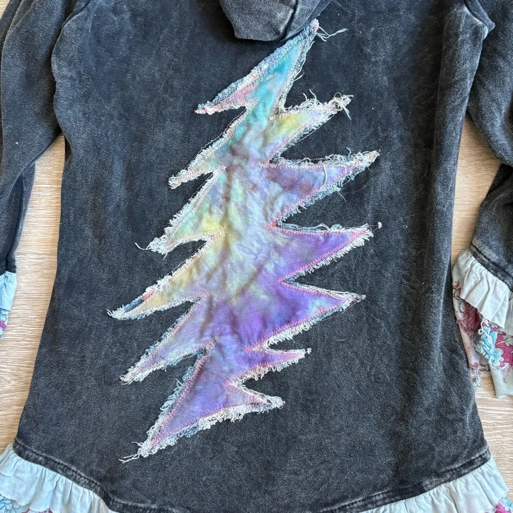 Grateful Dead Upcycled Kathmandu Hippie Hoodie - Picture 11 of 11